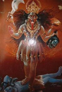 The goddess Kali