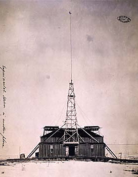 Tesla's lab at pike's peak
